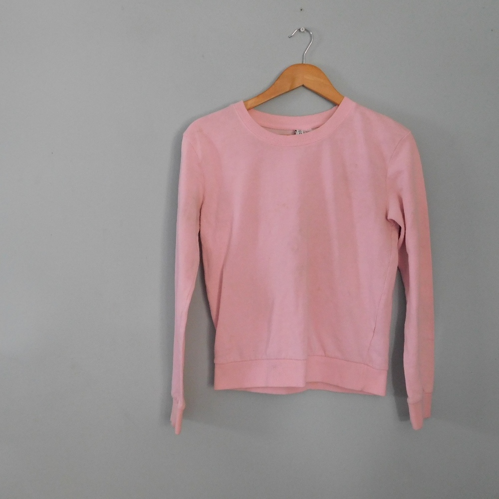 Divided H&M Basic pink sweatshirt Womens XS
